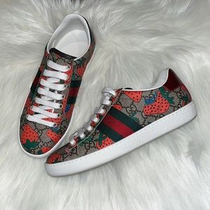 Gucci Ace Strawberry Sneakers